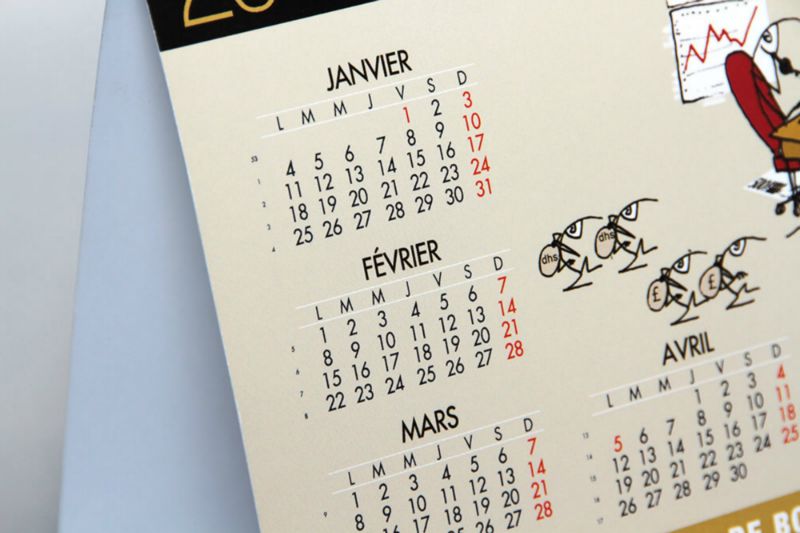 impression calendrier