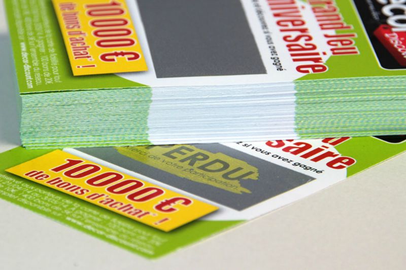 impression carte a gratter