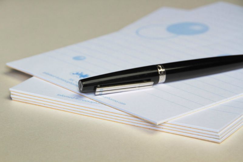 bloc papier personnalise