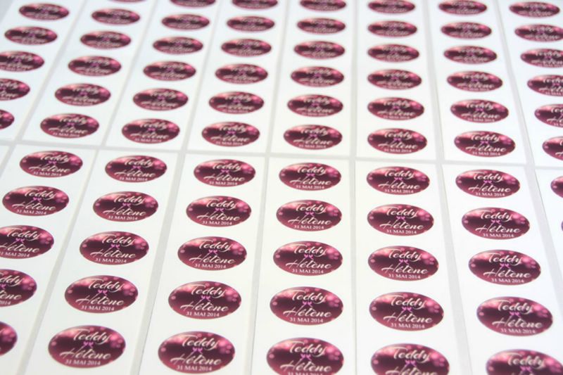 impression etiquette adhesive